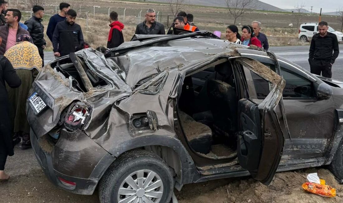 Mehmet OKUYUCU/ KARAPINAR(Konya), (DHA)- KONYA'nın Karapınar ilçesinde kontrolden çıkan otomobilin