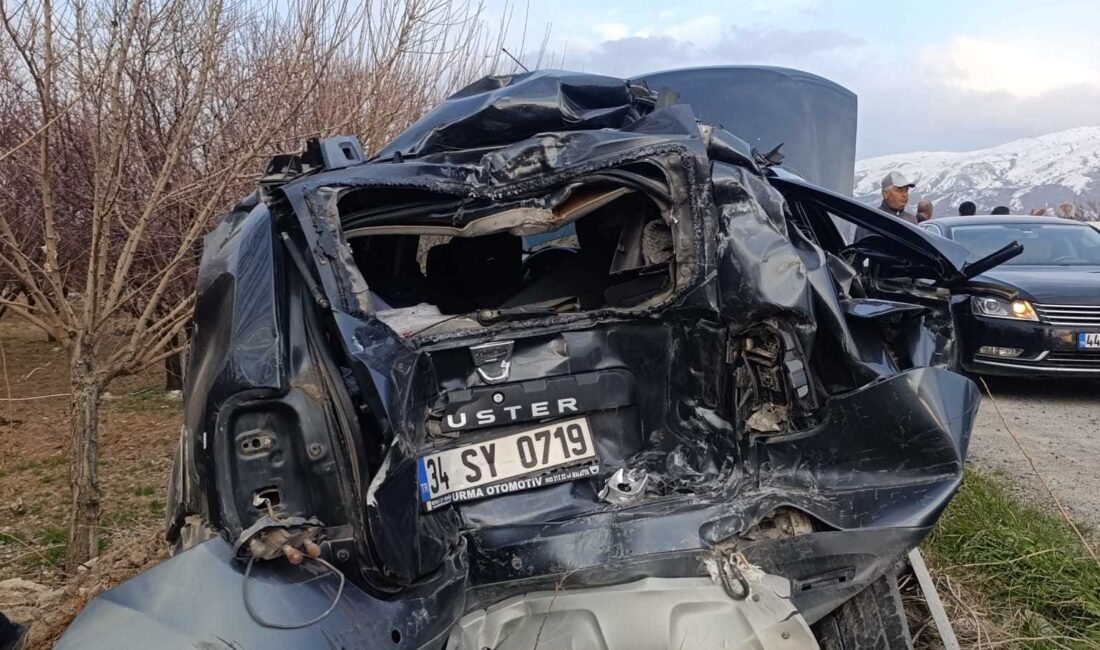 Recep BAĞDAT/MALATYA,(DHA)- MALATYA'nın Kale ilçesinde otomobil ile kamyonun çarpışması sonucu