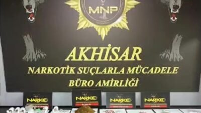 Serkan ÖZDEMİR/ AKHİSAR(Manisa), (DHA)- MANİSA’nın Akhisar ilçesinde polis ekipleri tarafından