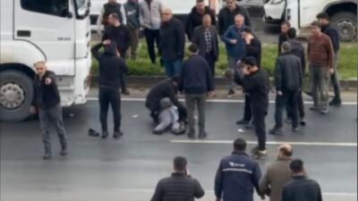 Ahmet AKKUŞ/MARDİN, (DHA)- MARDİN'in Nusaybin ilçesinde, uluslararası İpekyolu’nda, karşıya geçerken