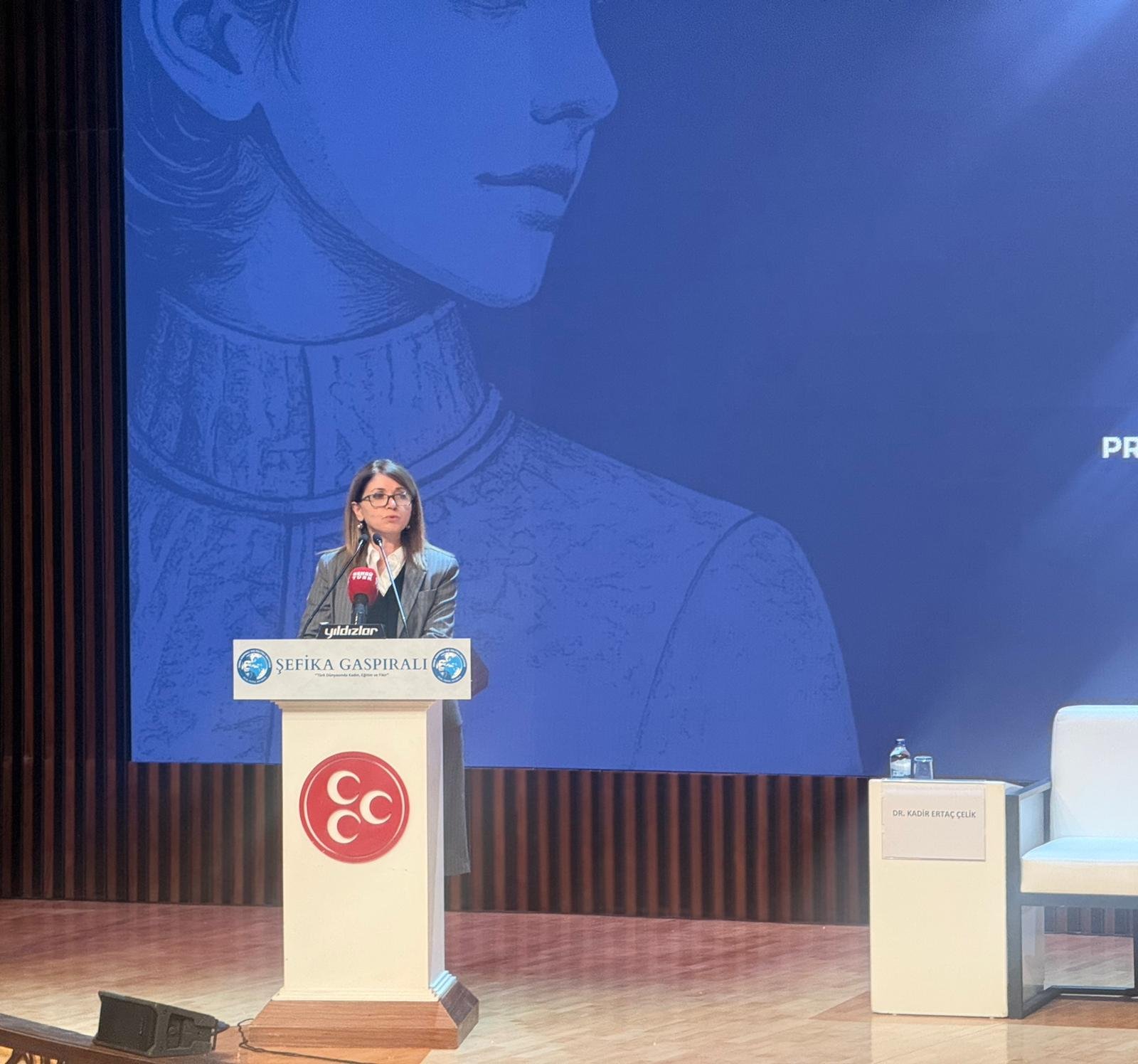 Aybala MELEK-Batuhan DURNAOĞLU/ANKARA, (DHA)- MHP Genel Başkan Yardımcısı Zühal Topcu,