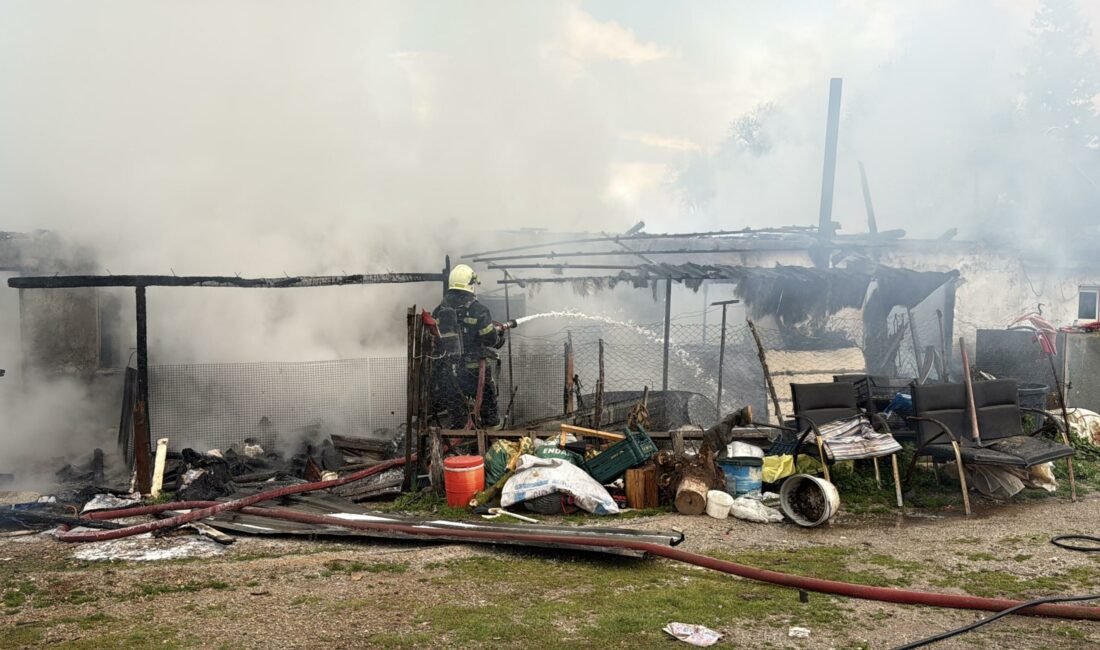 Aziz ŞAHİN/ MUĞLA, (DHA)- MUĞLA’nın Menteşe ilçesinde bir evde çıkan