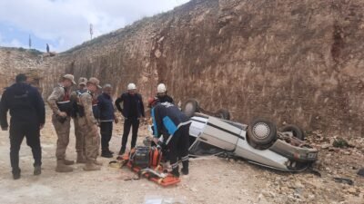 Ömer ŞULUL/ŞANLIURFA, (DHA)- ŞANLIURFA’da yol yapım çalışması nedeniyle açılan yaklaşık