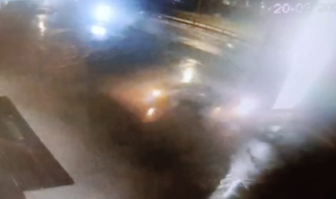 KAZA KAMERADA Bursa'nın İnegöl ilçesinde Aslan Demir'in (20) hayatını kaybettiği,