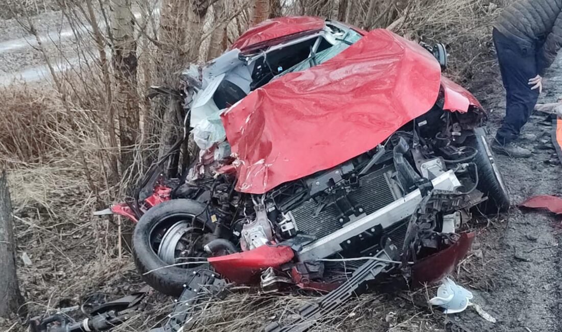 Oktay POLAT / ERZURUM, (DHA)- ERZURUM'da sürücüsünün kontrolünü yitirdiği otomobilin