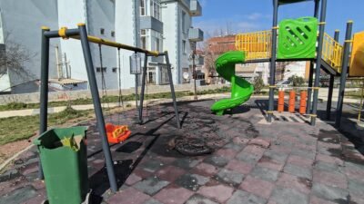 Ünsal YÜCEL/KEŞAN (Edirne), (DHA)- EDİRNE'nin Keşan ilçesinde bir küme, parkta