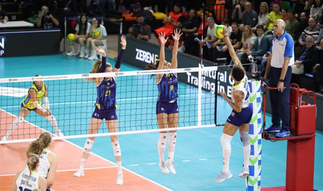 Savino Del Bene Scandicci – Fenerbahçe Medicana: 3-0 İSTANBUL, (DHA)- SALON: Polazzo Wanny HAKEMLER: Dobromir Dobrev, Vlastimil Kovar