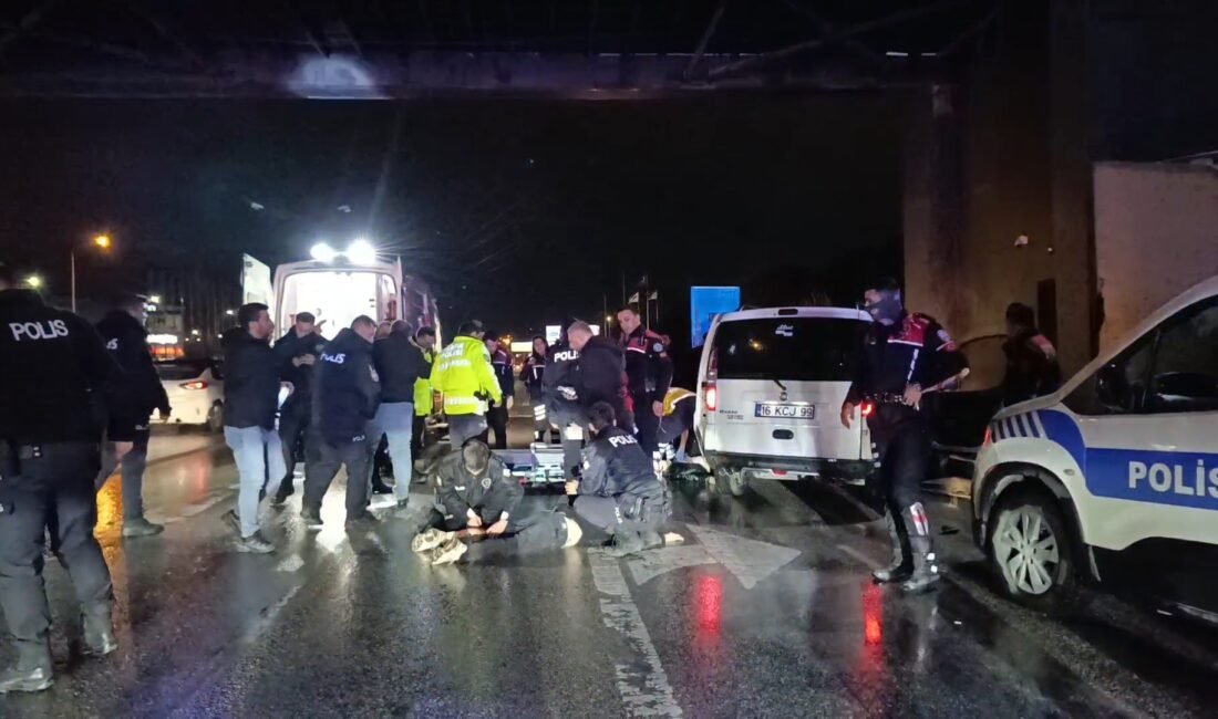 Barış YILMAZ/BURSA, (DHA)- BURSA’da polisin ‘kadına şiddet’ ihbarı üzerine durdurduğu