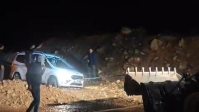 HEYELAN YOLU KAPATTI Siirt-Eruh-Şırnak kara yolunda dün gece saatlerinde sağanağın