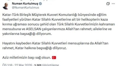ANKARA, (DHA)- KATAR-Türk Birleşik Müşterek Kuvvet Komutanlığı bünyesinde eğitim faaliyeti