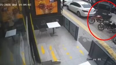 Salih KESKİN/MARDİN, (DHA)- MARDİN’in Artuklu ilçesinde sürücüsünün park etmek isterken