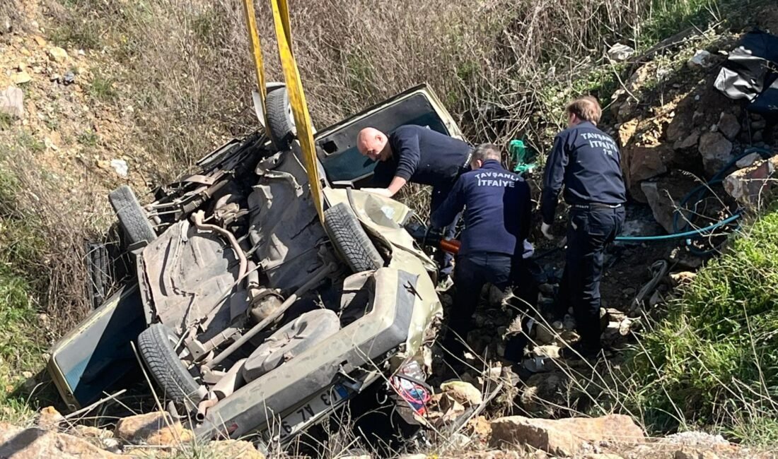Tuna İŞLEYEN/TAVŞANLI (Kütahya), (DHA)- KÜTAHYA’nın Tavşanlı ilçesinde yol kenarındaki çukura