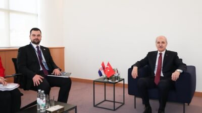 HIRVATİSTAN, (DHA) - TBMM Başkanı Numan Kurtulmuş, Hırvatistan’ın başkenti Zagreb’de,