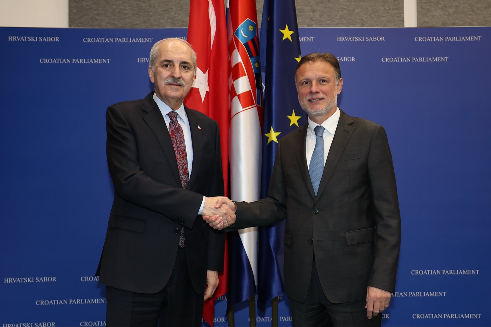 HIRVATİSTAN, (DHA) - TBMM Başkanı Numan Kurtulmuş, ‘Üç Deniz Girişimi