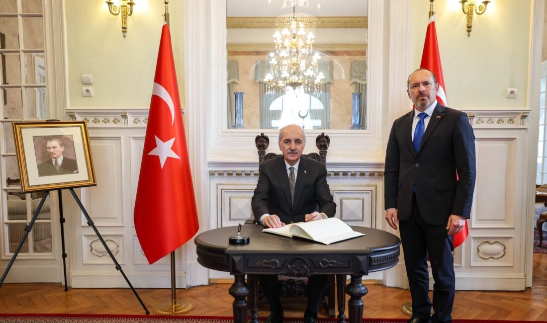 ROMANYA, (DHA) - TBMM Başkanı Numan Kurtulmuş, Romanya'daki resmi temasları