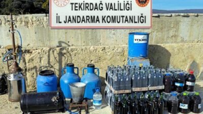 Nuri ÇAĞLAR/ŞARKÖY(Tekirdağ), (DHA)- TEKİRDAĞ'ın Şarköy ilçesinde jandarmanın çiftlik evine düzenlediği