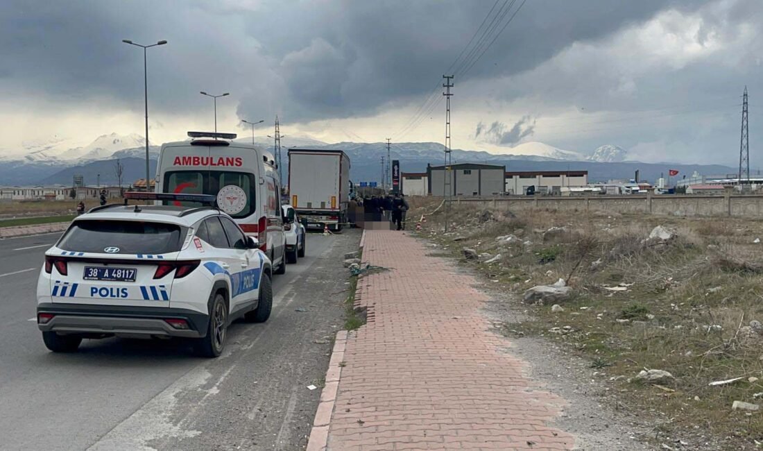 Samed Aydın SUN-Öykü GENÇ/KAYSERİ, (DHA)- KAYSERİ'nin Melikgazi ilçesinde TIR şoförü