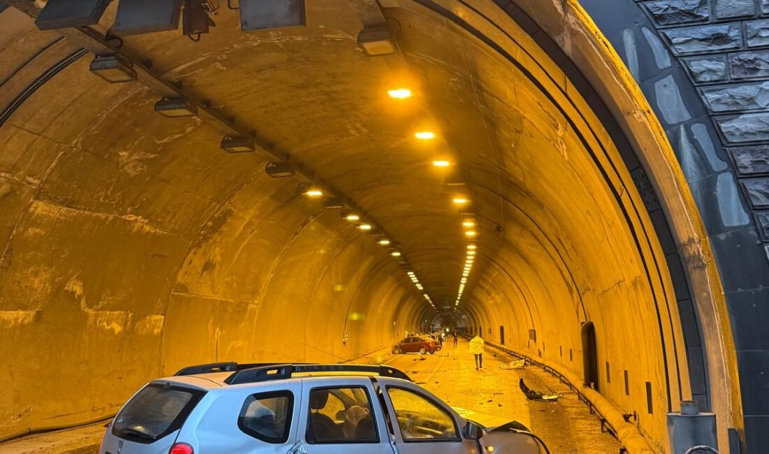 Murat ÖZELCİ/ YENİCE(Karabük), (DHA)- KARABÜK’ün Yenice ilçesinde tünel girişinde iki