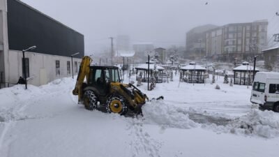 21 YERLEŞİM YERİ ULAŞIMA KAPANDI Van'da kar yağışı nedeniyle 6