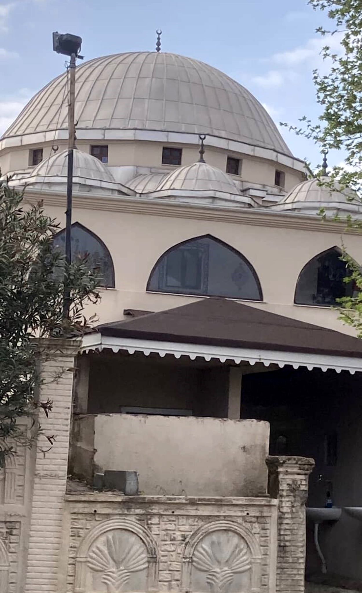 Mehmet ÇINAR/ANTALYA, (DHA)- ANTALYA'nın Serik ilçesinde cami kubbesindeki leylek yuvasının