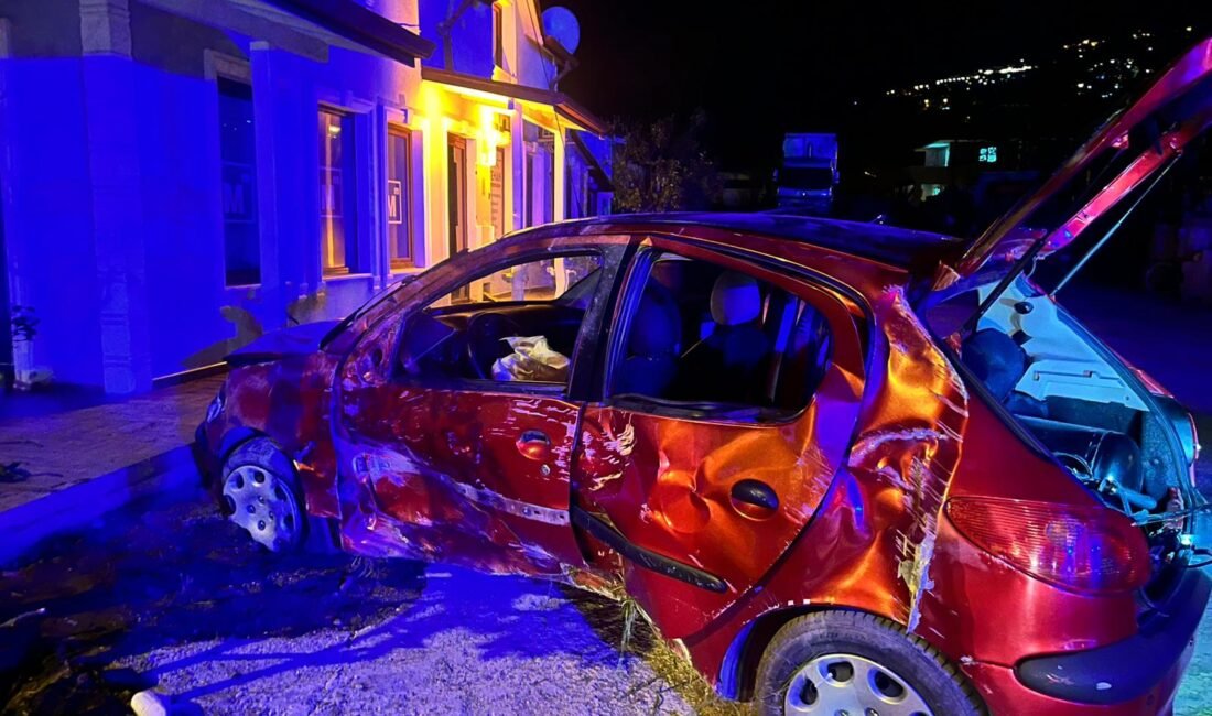 İsa ÇİÇEK/SAPANCA(Sakarya),(DHA)-SAKARYA'nın Sapanca ilçesinde takla atan otomobildeki 4'ü çocuk, 9