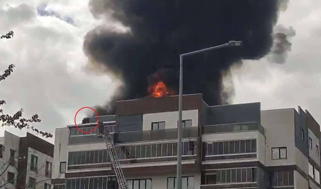 Memet Can YEŞİLBAŞ/BURSA, (DHA)- BURSA’da 8 katlı apartmanın çatı katında