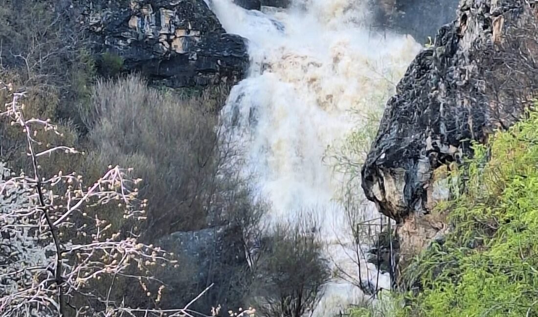 (RHA) – Kayseri’nin Yahyalı ilçesinde etkili olan sağanak yağış, Derebağı