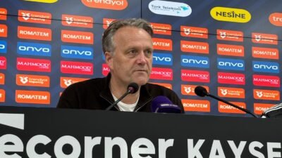 (RHA)- Kayserispor Teknik Direktörü Erling Moe, 3-0 yenildikleri Gaziantep FK