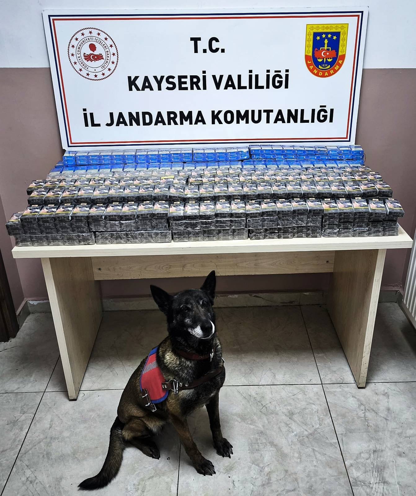 (RHA)- Kayseri’nin Pınarbaşı ilçesinde yol kontrolü yapan jandarma, 2 TIR’da