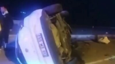 (RHA)- Kayseri’nin Bünyan ilçesinde otomobilin devrildiği kazada 1 kişi yaralandı.