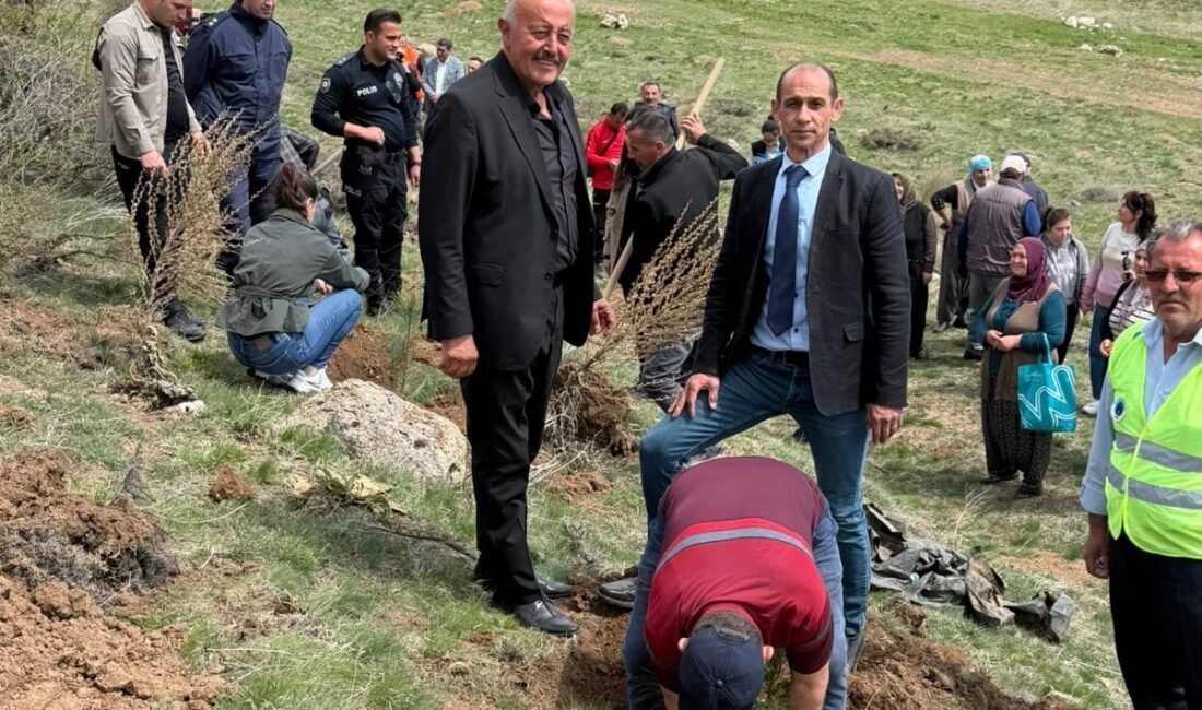 (RHA)- Kayseri’nin Özvatan ilçesinde, Münih Küpeliler Derneği öncülüğünde fidan dikim
