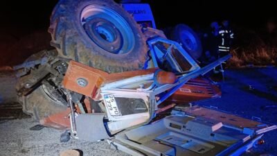 Dursun Murat AYDIN/ OLTU(Erzurum), (DHA)-ERZURUM’un Oltu ilçesinde ambulans, önünde giden