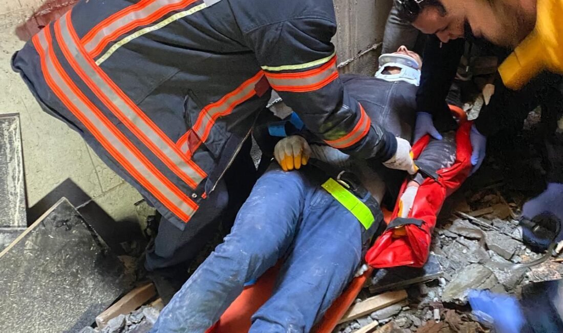 Recep BAĞDAT/MALATYA, (DHA)- MALATYA'da çalıştığı inşaatta asansör boşluğuna düşen Emrah