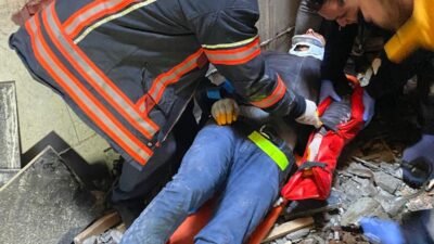 Recep BAĞDAT/MALATYA, (DHA)- MALATYA'da çalıştığı inşaatta asansör boşluğuna düşen Emrah