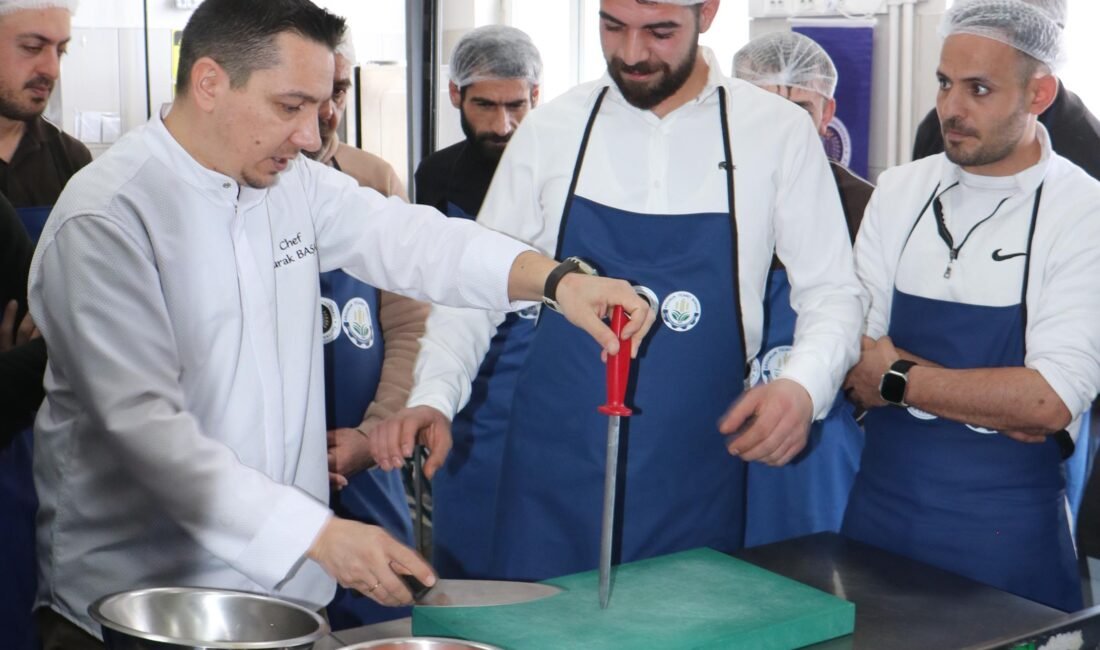 Salih TEKİN/ERZURUM, (DHA)- ERZURUM'da bir ay sürecek aşçılık eğitimine başlayan