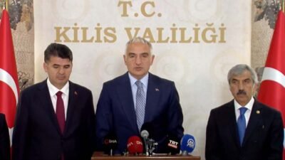 BAKAN ERSOY KİLİS’TE Kültür ve Turizm Bakanı Mehmet Nuri Ersoy,