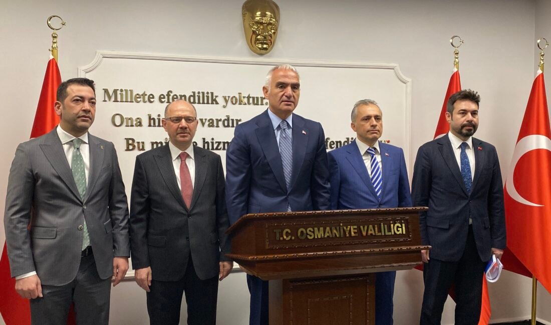 İbrahim EMÜL/OSMANİYE, (DHA)- KÜLTÜR ve Turizm Bakanı Mehmet Nuri Ersoy,