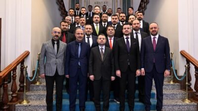 ANKARA, (DHA)- ADAELET Bakanı Akın Gürlek, Nevşehirli iş insanlarıyla bakanlıkta