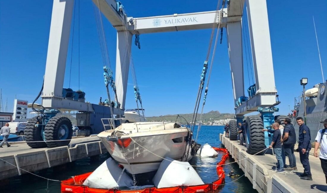 Fırat AKAY/BODRUM (Muğla), (DHA)- MUĞLA'nın Bodrum ilçesindeki marinada çıkan, 7