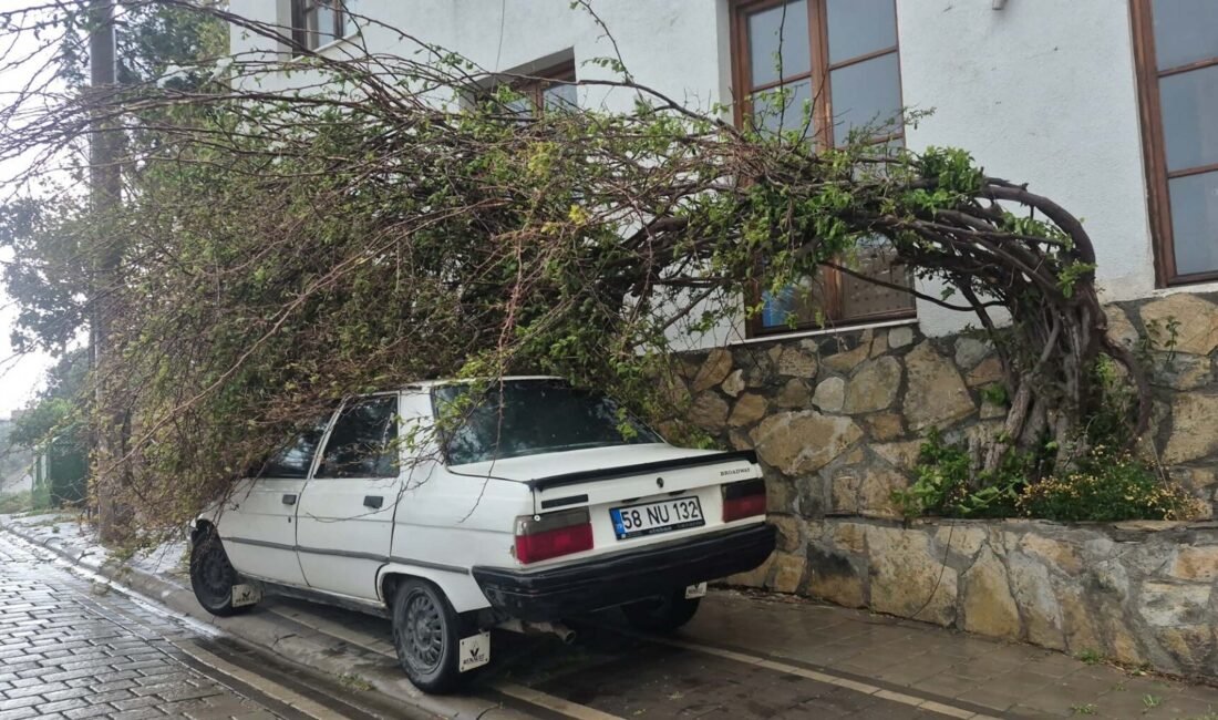 Fırat AKAY/ BODRUM(Muğla), (DHA)- MUĞLA’nın Bodrum ilçesinde etkili olan fırtına