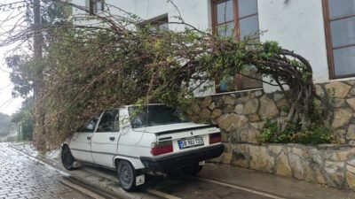 Fırat AKAY/ BODRUM(Muğla), (DHA)- MUĞLA’nın Bodrum ilçesinde etkili olan fırtına