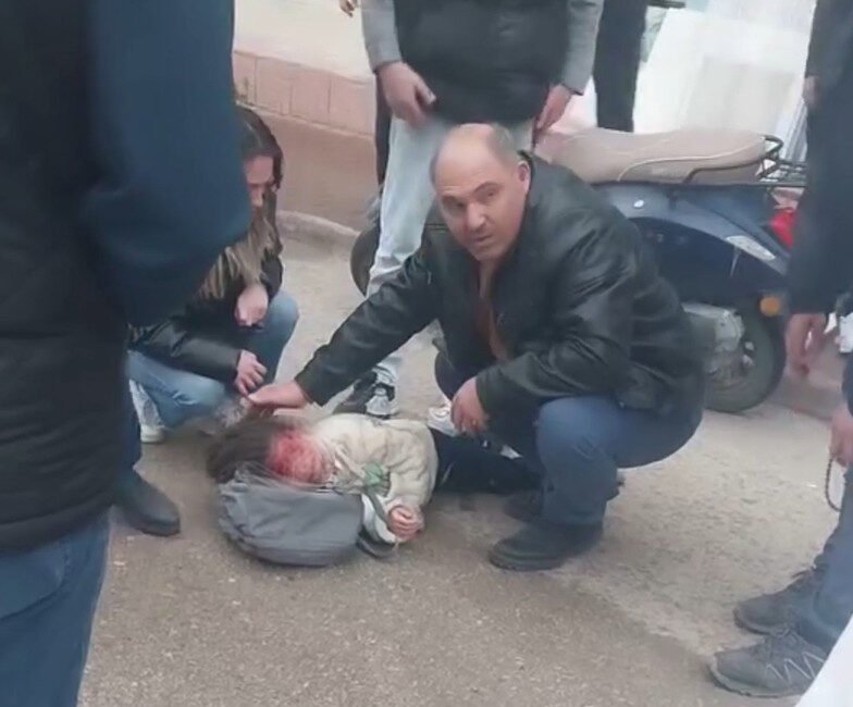 Yavuz YILMAZ/İNEGÖL (Bursa), (DHA)- BURSA’nın İnegöl ilçesinde devrilen motosikletten düşen