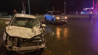 Ünsal YÜCEL/İPSALA (Edirne), (DHA)- EDİRNE'nin İpsala ilçesinde TIR, kamyonet ve