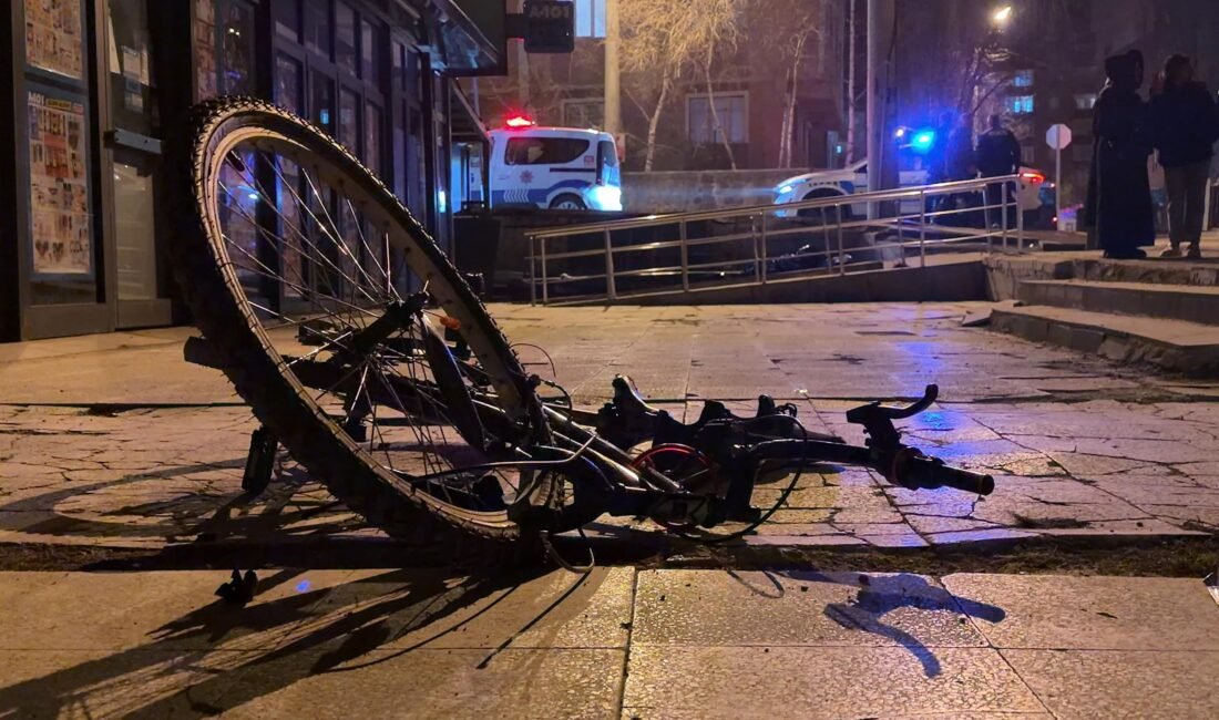 Oktay POLAT/ ERZURUM, (DHA)- ERZURUM’da ekmek almak için bisikletiyle markete