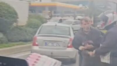 Uğur Samet AVCI/İSTANBUL,(DHA)- ÜMRANİYE'de trafikteki iki araç sürücüsü arasında çıkan