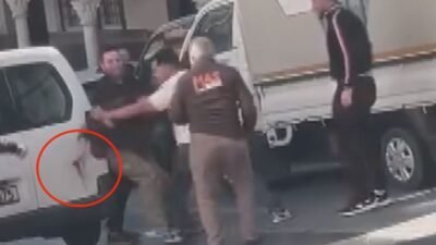 İSTANBUL, (DHA)- KAĞITHANE’de trafikteki iki araç sürücüsü arasında çıkan ‘yol