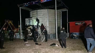 Umut IŞIK/ EDİRNE, (DHA)- EDİRNE'de, lunaparkta 'Sıfır yer çekimi' isimli
