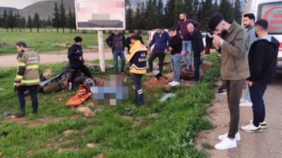 Salih KESKİN/KIZILTEPE (Mardin), (DHA)- MARDİN'in Kızıltepe ilçesinde kontrolden çıkarak devrilen