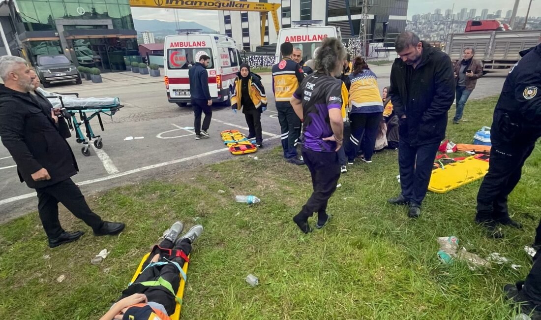 Berkay YILDIZ/SAMSUN, (DHA)- SAMSUN’un İlkadım ilçesinde yolcu otobüsünün devrildiği kazada