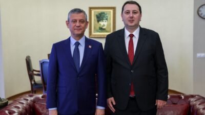 ANKARA, (DHA)- CHP Genel Başkanı Özgür Özel, Kuzey Makedonya’dan Türk